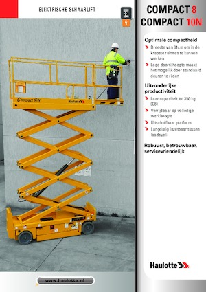 Колесни ножични автовишки Haulotte Compact 10N