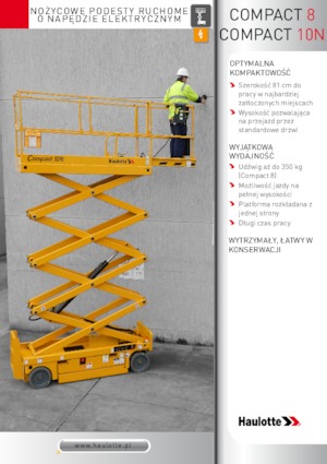 Колесни ножични автовишки Haulotte Compact 8N