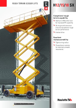 Колесни ножични автовишки Haulotte H15 SX