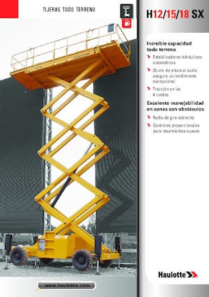 Колесни ножични автовишки Haulotte H15 SX
