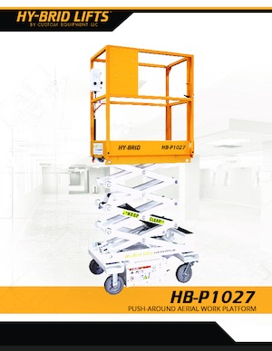 Колесни ножични автовишки Custom Equipment HB-P1027