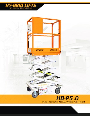 Колесни ножични автовишки Custom Equipment HB-P5.0