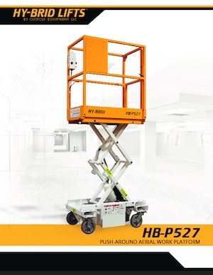 Колесни ножични автовишки Custom Equipment HB-P527