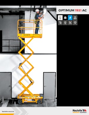 Колесни ножични автовишки Haulotte OPTIMUM 1931 AC