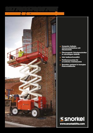 Колесни ножични автовишки Snorkel S2770RT