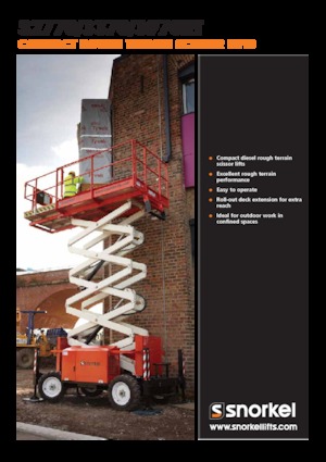 Колесни ножични автовишки Snorkel S2770RT