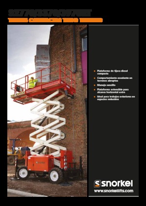 Колесни ножични автовишки Snorkel S2770RT