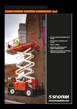 Колесни ножични автовишки Snorkel S2770RT