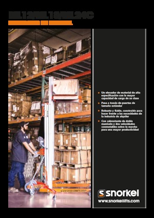 Колесни ножични автовишки Snorkel S3010P