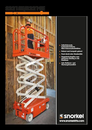 Колесни ножични автовишки Snorkel S3215E