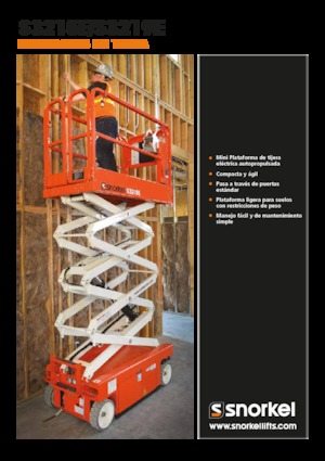 Колесни ножични автовишки Snorkel S3215E