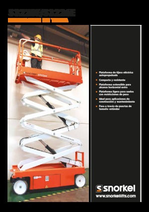 Колесни ножични автовишки Snorkel S3226E
