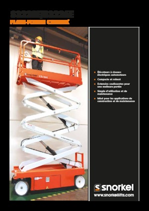 Колесни ножични автовишки Snorkel S3226E