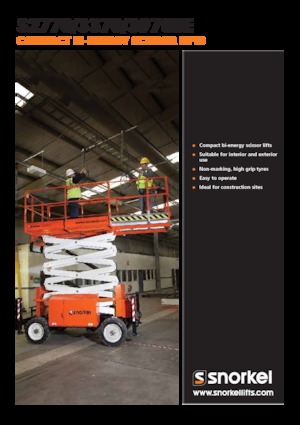 Колесни ножични автовишки Snorkel S3370BE