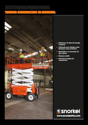 Колесни ножични автовишки Snorkel S3370BE