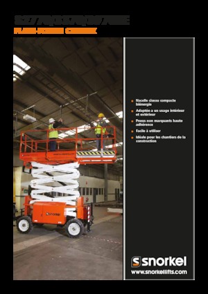 Колесни ножични автовишки Snorkel S3370BE