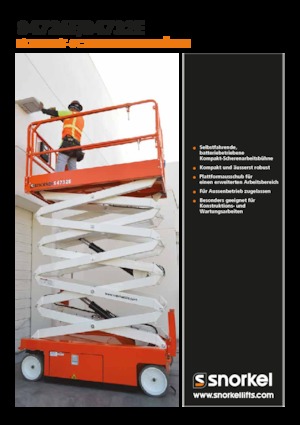 Колесни ножични автовишки Snorkel S4732E