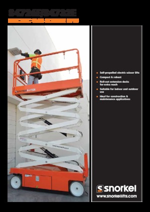 Колесни ножични автовишки Snorkel S4732E