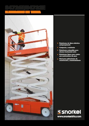 Колесни ножични автовишки Snorkel S4732E
