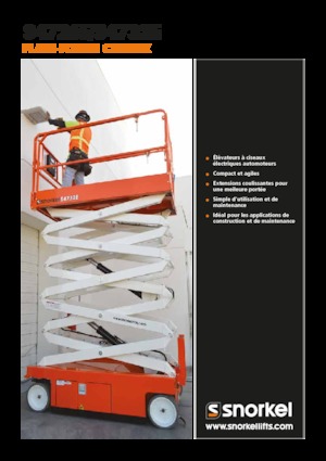 Колесни ножични автовишки Snorkel S4732E