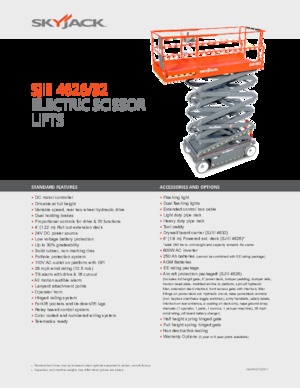 Колесни ножични автовишки Skyjack SJ III 4632 