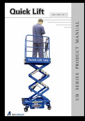 Колесни ножични автовишки AHI UB8