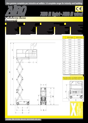 Колесни ножични автовишки AIRO XS8 E Light