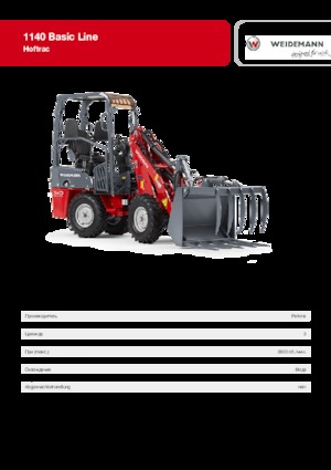 Универсални товарачи Weidemann 1140