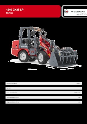 Универсални товарачи Weidemann 1240 LP
