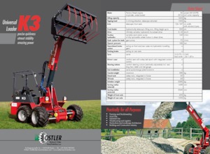 Универсални товарачи Ostler K3