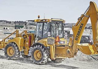 Багер-товарачи с обратно загребване Hydrema 906F