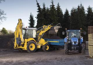 Багер-товарачи с обратно загребване New Holland B110C TC