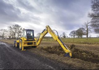 Багер-товарачи с обратно загребване New Holland B110C TC