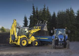 Багер-товарачи с обратно загребване New Holland B110C TC