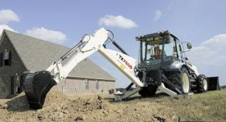Багер-товарачи с обратно загребване Terex TX 760 B
