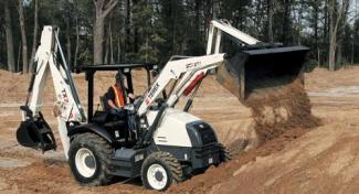 Багер-товарачи с обратно загребване Terex TX 760 B