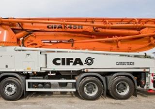 Бетонопомпи Бетонопомпи, монтирани на камион CIFA K45H