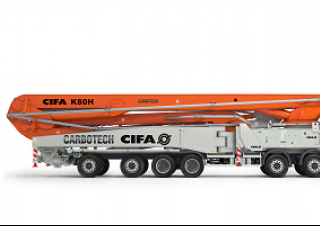 Бетонопомпи Бетонопомпи, монтирани на камион CIFA K80H