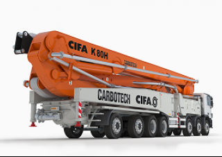 Бетонопомпи Бетонопомпи, монтирани на камион CIFA K80H