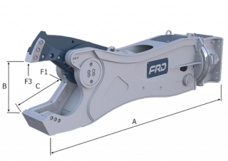 Приставки Резачки за стоманена скрап FRD VR130ER