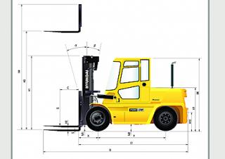 Hyundai 50 D 7 E Размери и габарити
