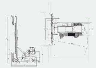 Linde C 90/6 Размери и габарити