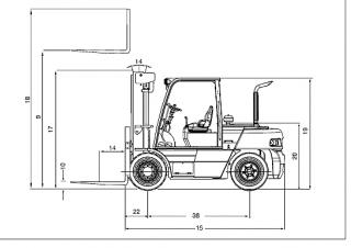Doosan D90S-5 Размери и габарити