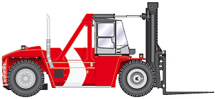 Челни вилични мотокари, дизелови Kalmar DCF 420-12
