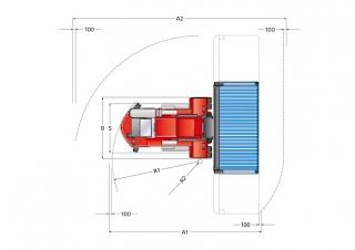 Kalmar DCE 90-45 E8 Размери и габарити