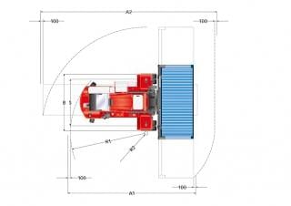 Kalmar DCF 100-45 E5 Размери и габарити