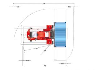 Kalmar DCF 100-45 E7 Размери и габарити