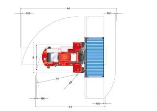 Kalmar DCF 70-40 E4 Размери и габарити