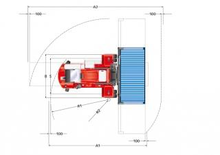 Kalmar DCF 90-45 E5 Размери и габарити