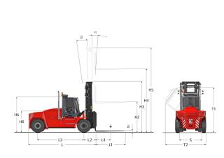 Kalmar DCG 70-32 E3 Размери и габарити